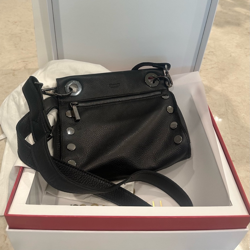 Hammitt Small Tony Black/Gunmetal.  Like new.  Includes box and dust bag.